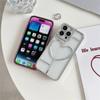 Luxury Electroplate Love Heart Phone Case For iPhone 11 Case Iphone 13 12 14 15 Pro Max 14 15 Plus Shockproof Bumper Clear Cover