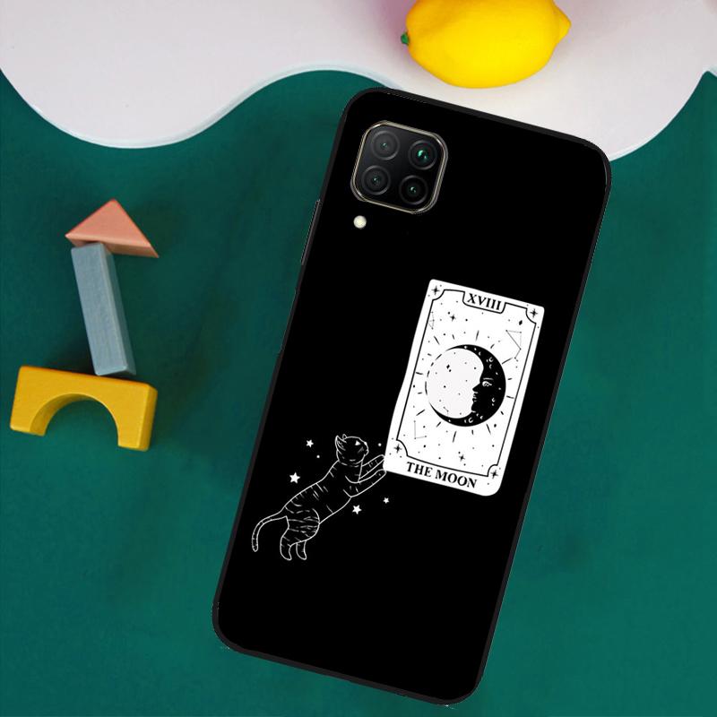Witches Cat Moon For Huawei Nova 11i 12s 12i 8i 7i Y73 Y70 Y90 Y60 Y72 Y61 Y91 9 10 SE P30 Pro P40 Lite Case