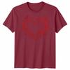 Filigree Heart Butterfly Valentines Day Occasions Unisexs Unisexs Graphic Tee