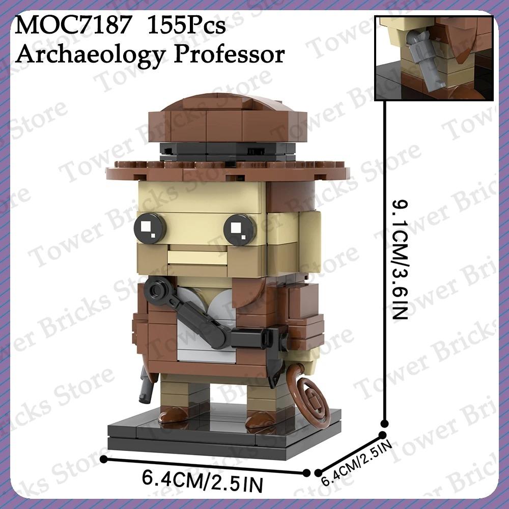 MOOXI Wednesday Thoning Brickheadz MOC Fantasy Figures Building Blocks Set Toys For Children Adult Friends Gift Compatible Brick