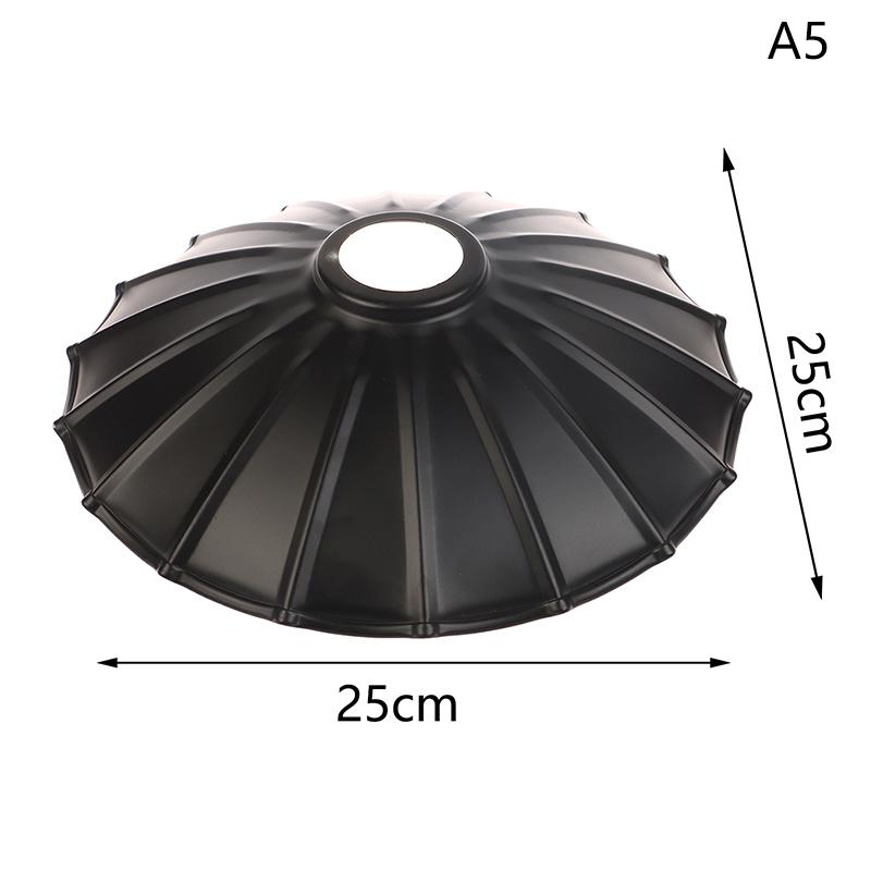 Black Iron Lampshade Chandelier Wall Lamp Table Lighting Bedside Living Room Restaurant Clothing Store Lampshade