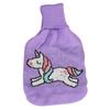 Hot Water Bottle Cute Cover Rubber Hot Water Bag for Hot Cold Compress Hand Feet Warmer Neck and Shoulder Pains Relief