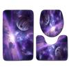 Planet Bathroom Floor Mat Bathroom Mat Toilet Three-Piece Set