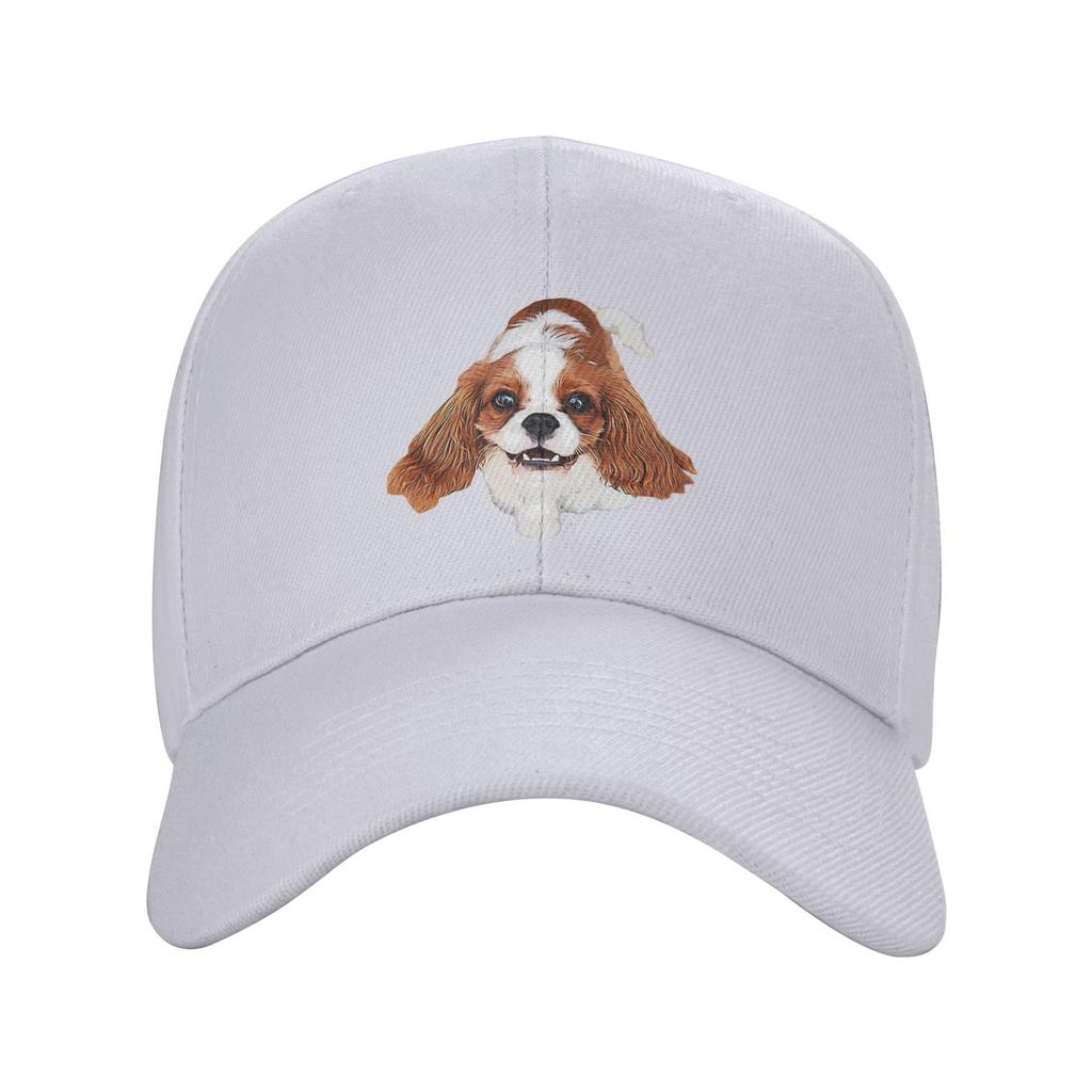 Summer Cavalier King Charles Spaniel Baseball Cap Tennis Skate Streetwear Print Sun Hip Hop Hats Dropshipping Baseball Caps
