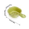 Multifunctional Double-Layer Drainage Basket Vegetable Washing Basin Draining Bowl Kitchen Sink Drain Basket with handle