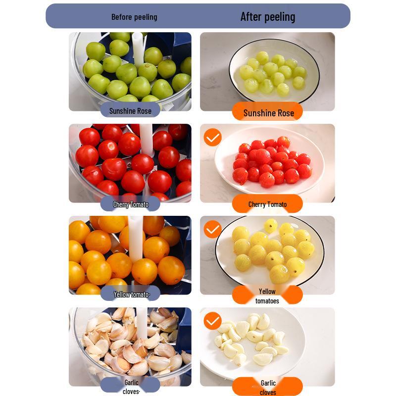 Electric Fruit & Vegetable Peeler for Home & Commercial Use, Ideal for Grapes and Milk Tea Shops