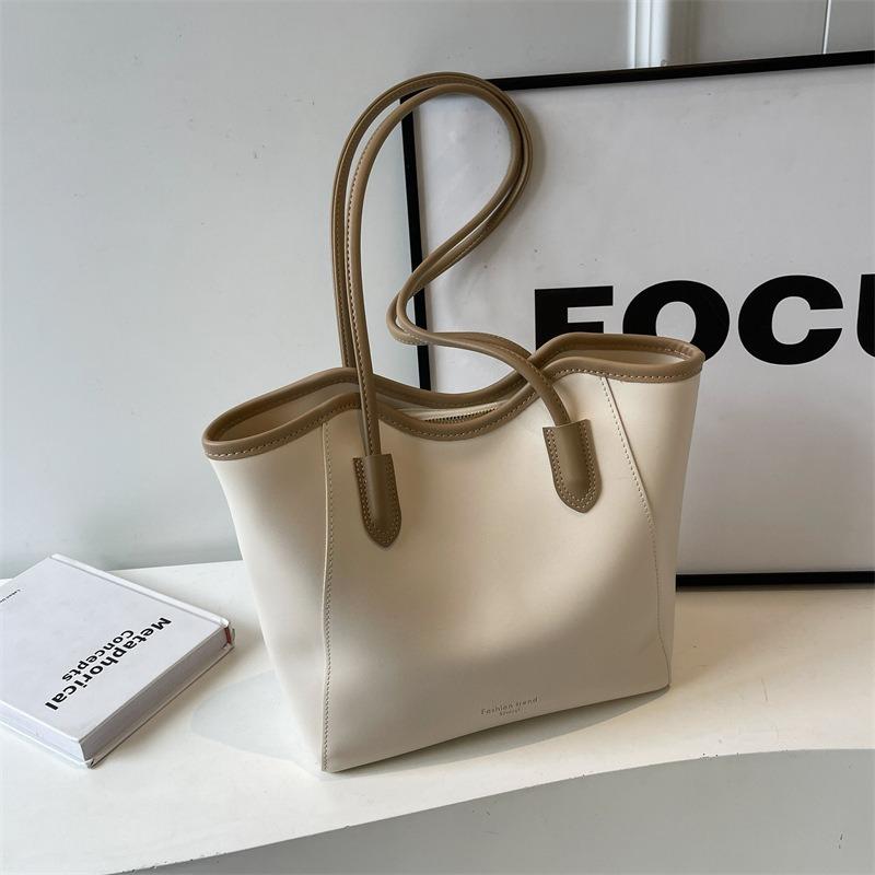 New High-end Retro Commuter Bag Women's Bag Simple and Versatile Shoulder Bag Fashion Trend Tote Bag