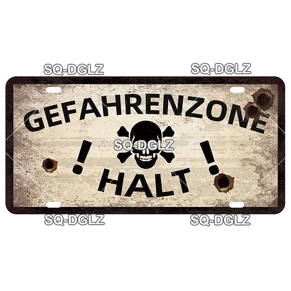 [SQ-DGLZ] Vintage Berlin City 15x30cm Plate War Tin Sign Store Bar Wall Decoration Metal Sign Home Decor Painting Plaques Poster