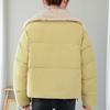 Fashion Women's Winter Jackets Faux Fur Collar Casual Thick Short Parkas Female Warm Coat