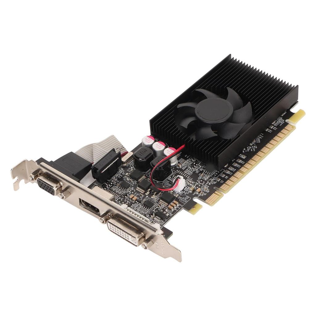 GT730 2GB GDDR3 64-bit Graphics Card, PCI Express 2.0 16X Slot, DirectX 11, DVI I, VGA, HD Multimedia Interface, 2560x1600 Video Card for PC Gaming