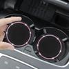 4 Pack Car Coasters, Universal Vehicle Bling Car Coaster, Cute Rhinestone Coaster for Cup Holders,Interior Accessories 2.75'' Silicone Anti Slip Car