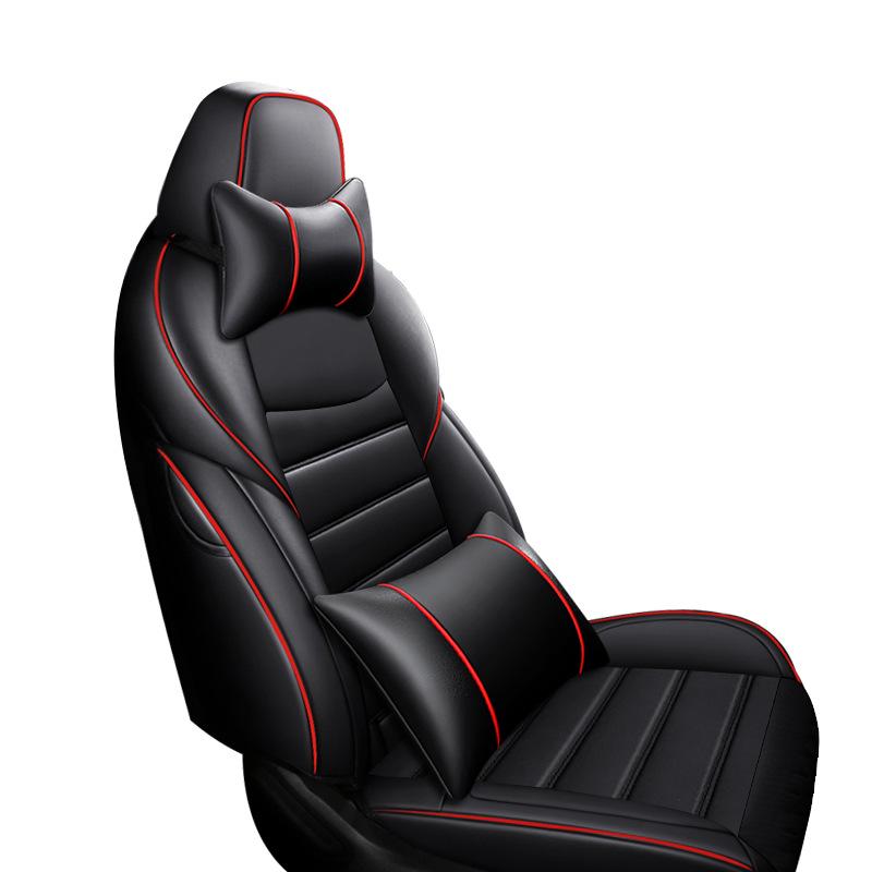 HMGJ Custom Leather Seat Cover for Changan CS75: Full Wrap, Sports Design, All-Season Use