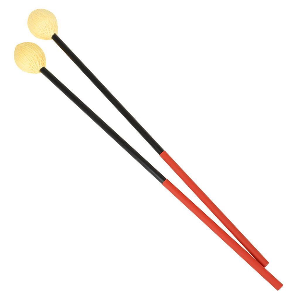 1 Pair 42cm Length Marimba Mallets with Yarn for Head Keyboard Marimba Mallet Perfect for Keyboard Percussion Instrument