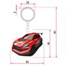 Super Swift Acrylic Made in Key Strap [Monster Sport] Keychain, Japan, 992115-0000M