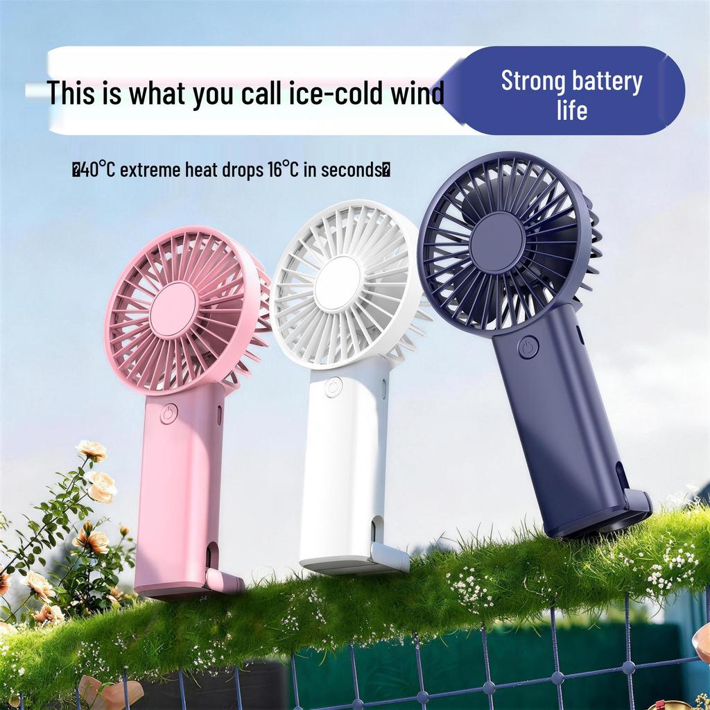 Portable Handheld USB Fan: Rechargeable, Multifunctional for Home, Dorm, Classroom & Outdoor Use