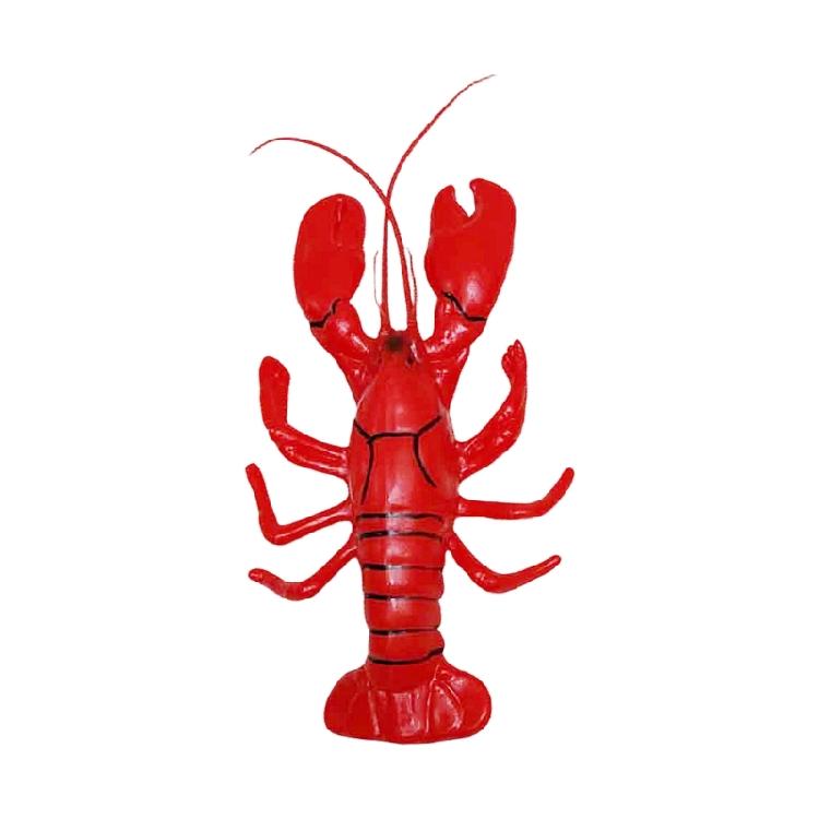 

Durable ABS Materials Red Lobsters Replicas Party Accessory Great For Photo Booth Props And Marine Celebration S