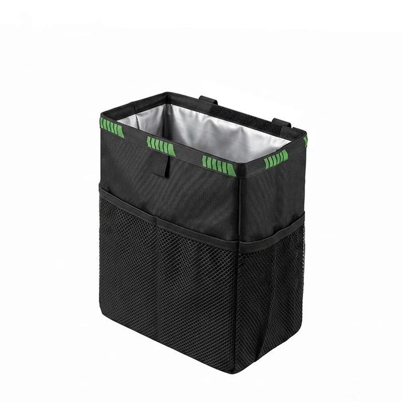 Waterproof Car Trash Can Foldable Large Capacity Hanging Car Trash Bin Rubbish Container Waste Organizer For Car Accessories