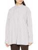 Mira Owen Campaign Oversized Tailored Size BEG F Shirt, 09WFB231056, Women's,