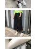 Frühling/Sommer 2020 Ulzzang High Waist Weit Bein Cropped Rockhose für Damen