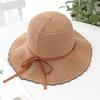 Breathable Knit Fisherman Hat UV Protection Summer Sunshade Visors Casual Women's Basin Cap  Female