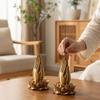 3D Printed Lotus Hand Incense Holder Praying Hand Vintage Tabletop Incense Base Lotus-Base Minimalist