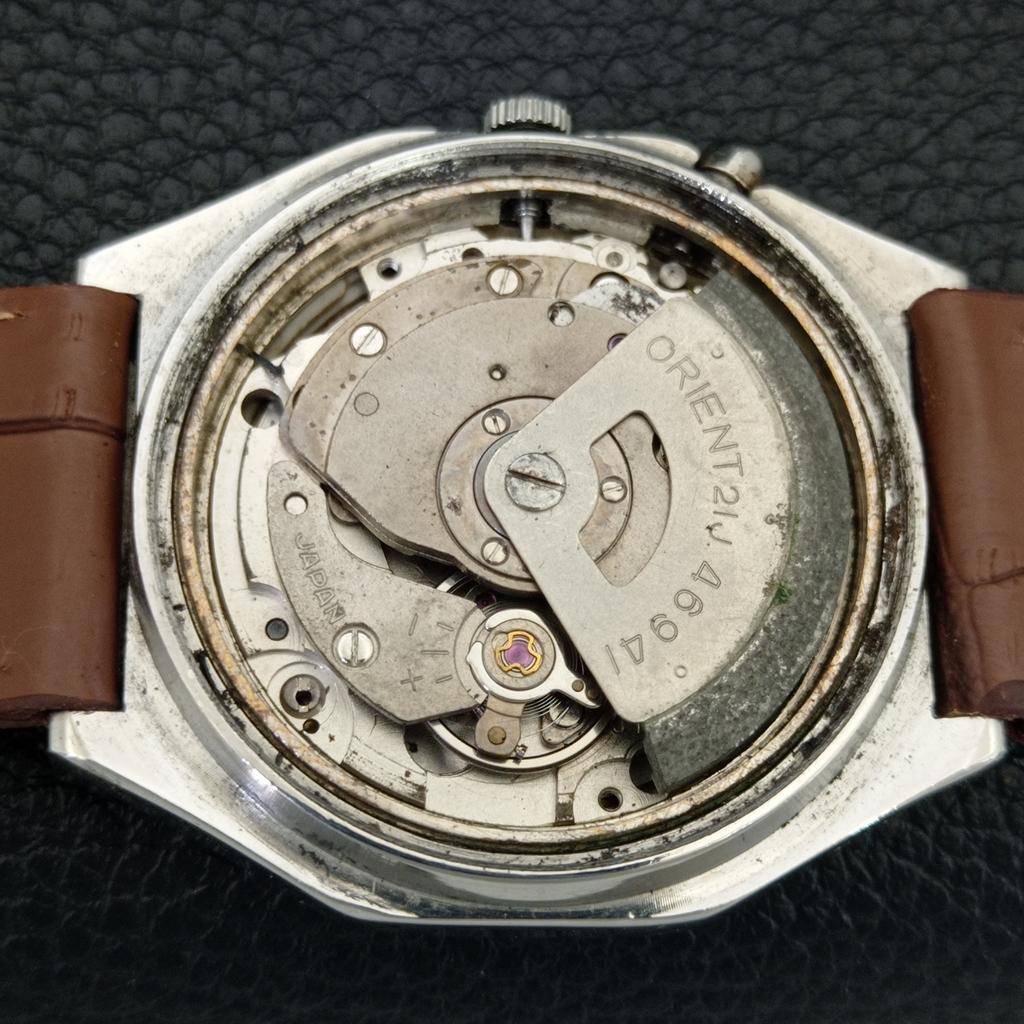 ORIENT CRYSTAL AUTOMATIC 46941 VINTAGE JAPAN MENS ORIGINAL DIAL WATCH a704922-1
