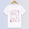 Anime Rem Ram Emilia Sommer Kurzarm Cartoon Druck Weiß Atmungsaktiv Oberteil Damen und Herren T-Shirt