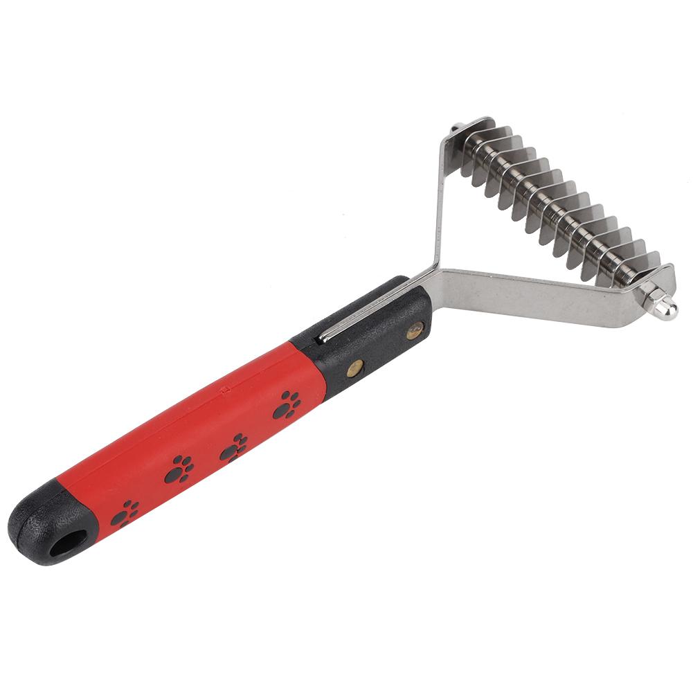 Pet Eco Friendly Handle Stainless Steel Blade Pet Open Knot Grooming Hair Comb Brush for Dogs Cats(M337-13 )