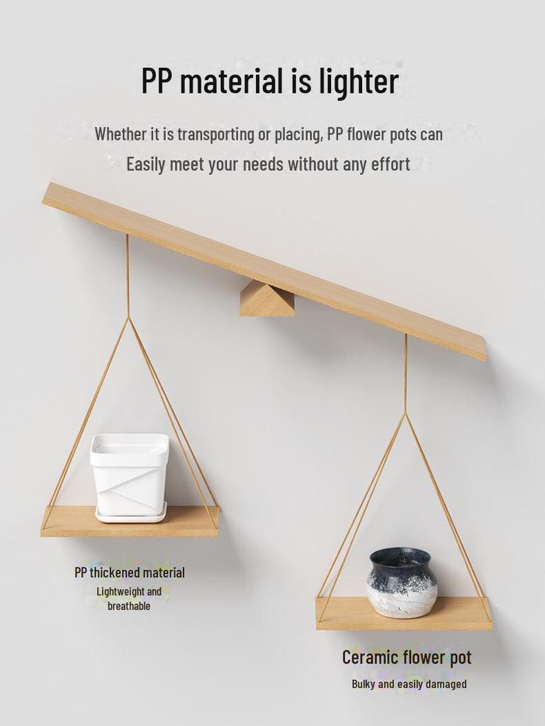 Exquisite Square Succulent Pots with Breathable Plastic Base for Office