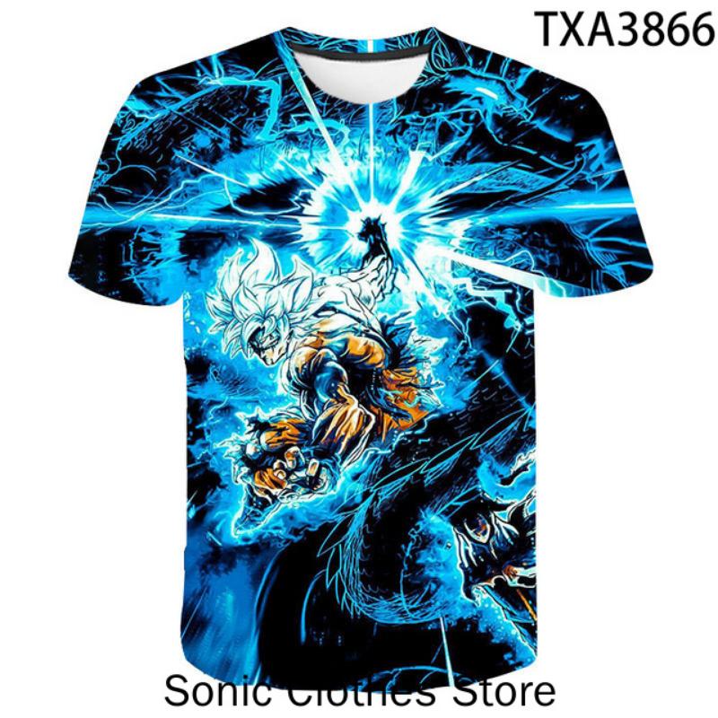 2025 Dragon Ball Z Tshirt Vegeta Clothes Men Short Sleeve Cartoon Super Saiyan T-shirt Jersey Streetwear Summer Goku Gmy Tops