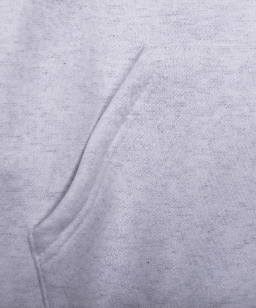PEACE MAKER Official Stitch Crop Sweatshirts (White Melange)