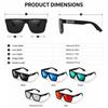 Classic Square Polarized Sunglasses For Men Women UV400 Driving Fishing Cycling Sports Lightweight Sun Glasses