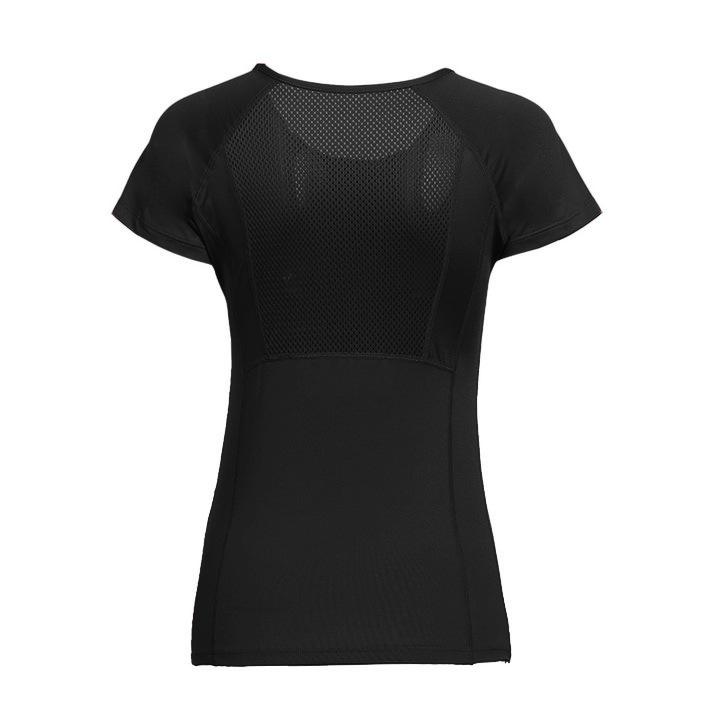 Summer sports short-sleeved women, quick-drying yoga clothes, slim and thin running fitness tops