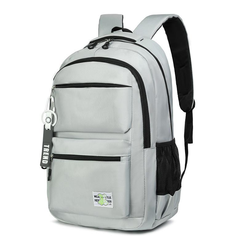 Letter Bear Fashionable Pattern Men Large Capacity Backpack For Commuting