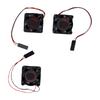 3pcs RC Motor Cooling Fan 2510 High Speed Heat Dissipation 2P Connector RC Truck Cooling Fan