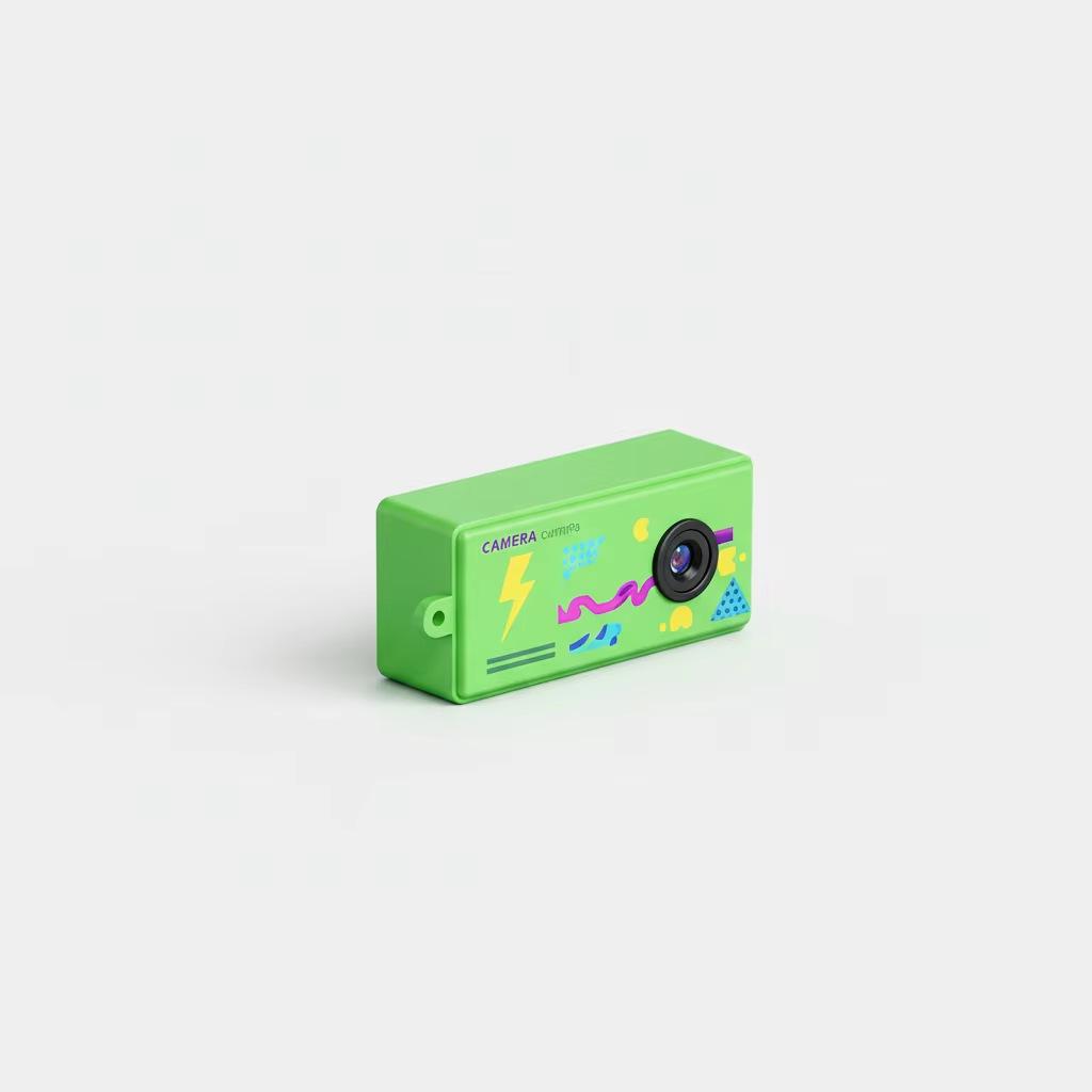 Retro Mini Keychain Camera: 1080P HD, Screen, Portable Thumb Toy