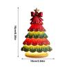 Christmas Tree Lamp Desktop Painted Christmas Tree Table Lamp Resin Figurines Decoration Night Lighting Stands Ornament