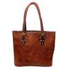 Women's Vintage Real Goat Leather Lady Shopper Casual Bag Tote Handbag Purse