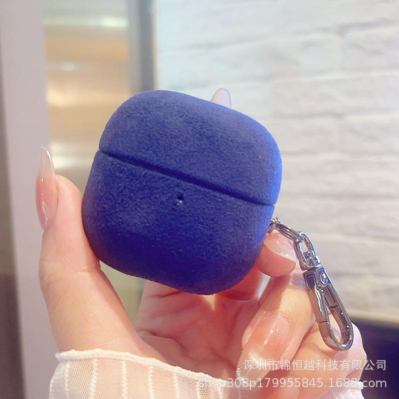 Solid Color Flip Fur Pattern for Huawei FreeClip1 Hard Shell Wireless Bluetooth Clip Second Generation Anti-drop Protective Cover