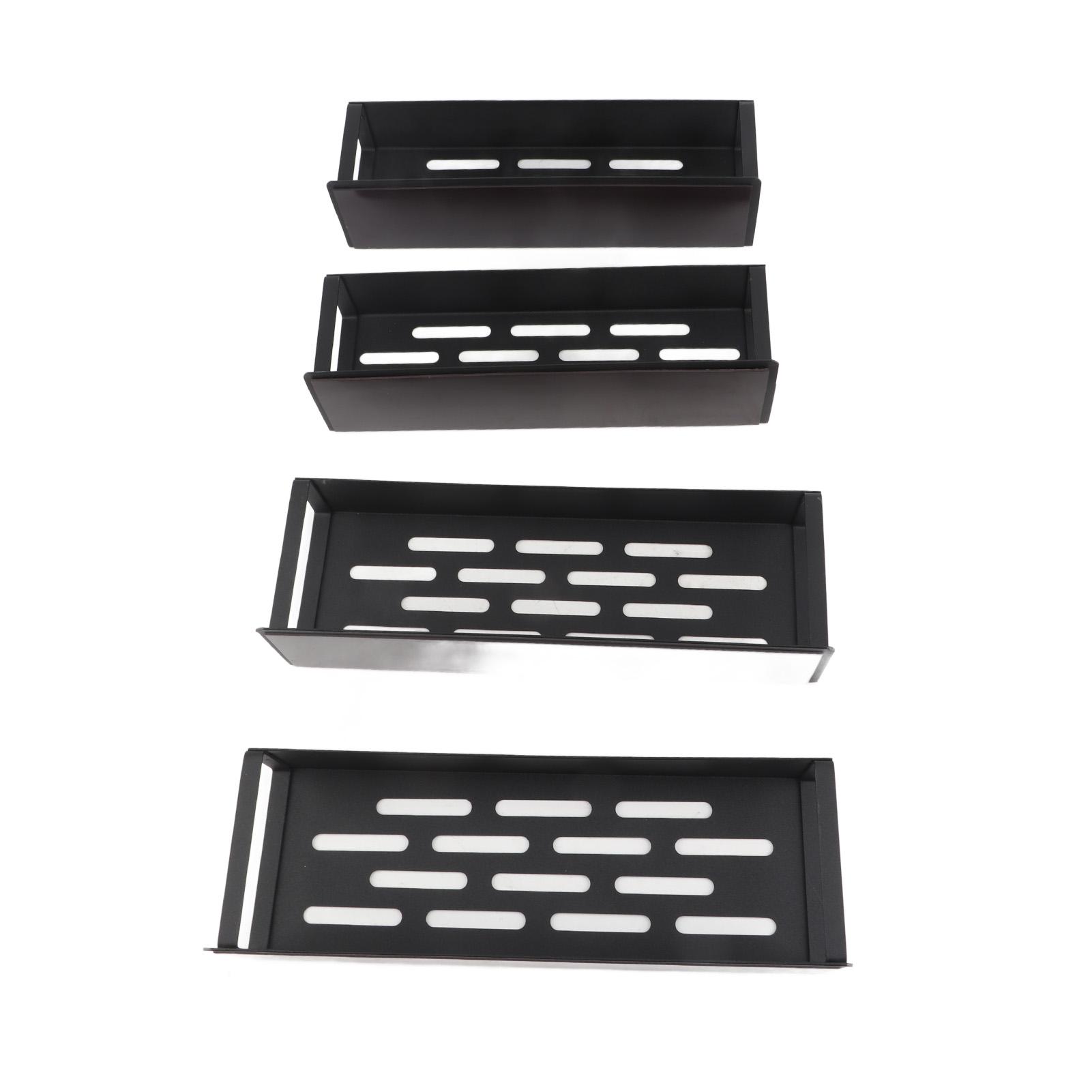 

Боковая полка для хранения на холодильник, железная магнитная кухонная полка, настенная полка для специй, набор из 4 шт.