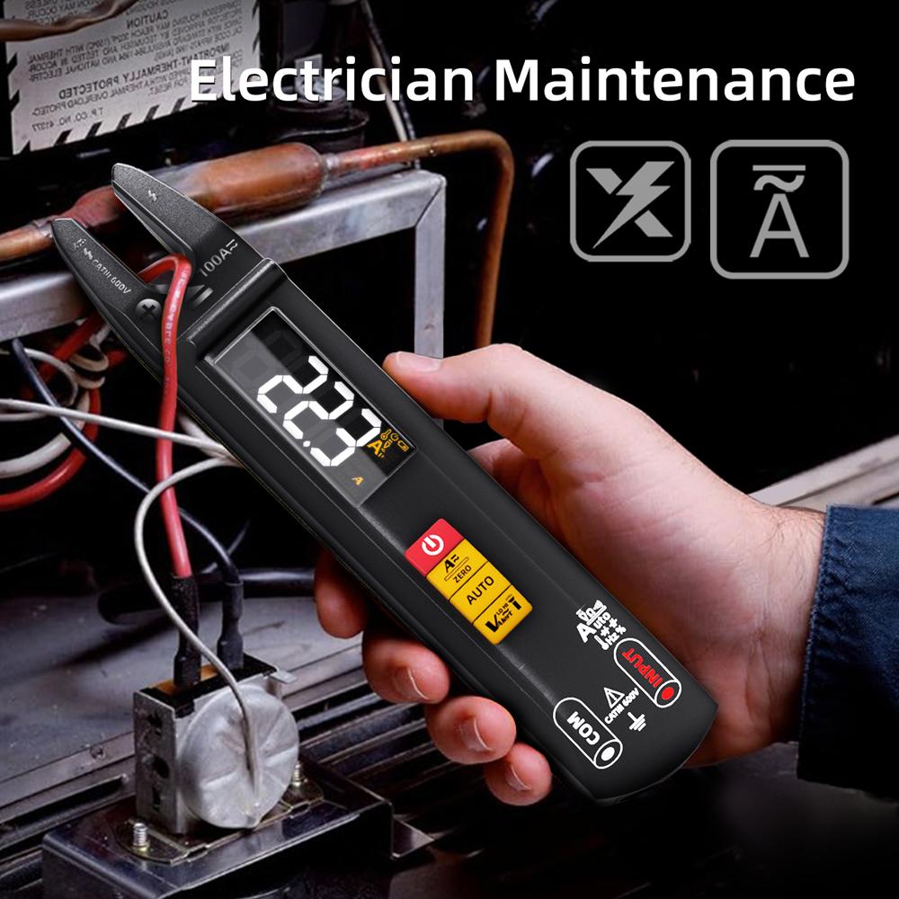 3in1 Handheld Digital Multimeter Clamp Ammeter Electric Test Pen LCD Color Display Handheld Multimeter 6000 True RMS