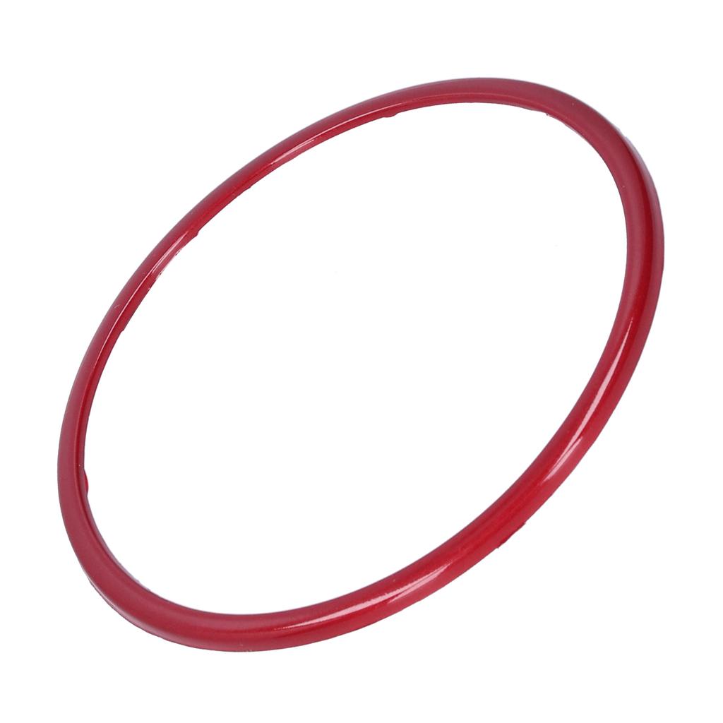 Steering Wheel Panel Cover Trim Sequins Circle Sticker Ring Fit for Mazda 3/Axela 2020Red