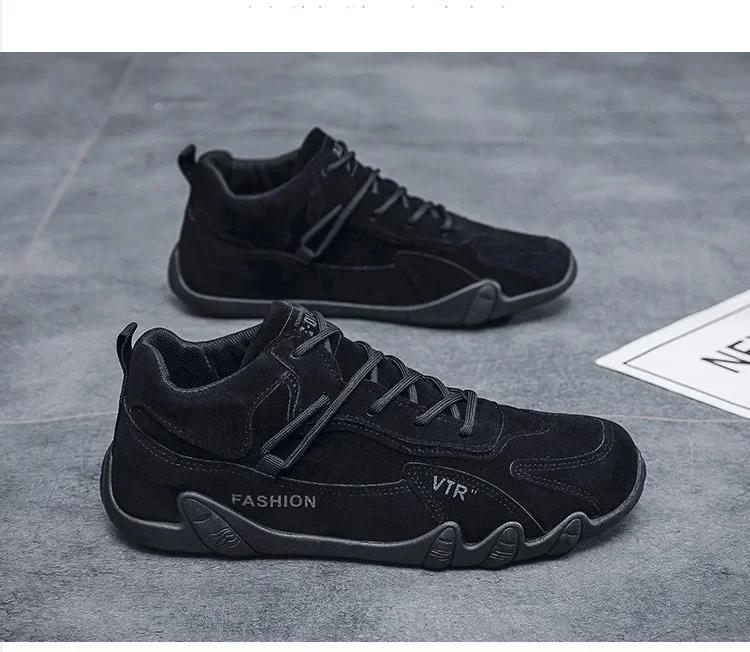 

Ботильйони для чоловіків Повсякденні плюшеві теплі зимові черевики Зимові кросівки Нековзке робоче взуття Чоловічі мотоциклетні короткі черевики Zapatillas Hombre 43 чорний