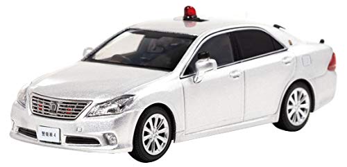 

RAI S 1/43 Scale Toyota Crown (GRS202) 2014 Tokyo Metropolitan Police Department Security Division Guard Vehicle, Silver, Finished Model, H7431403