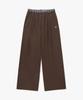Ermina Two-Tuck Wide Pants Women'S Brown