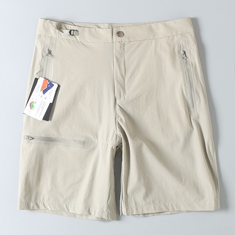 Foreign Trade Lujia Summer New Shorts Men's Lightweight Function Cool Feeling High Elastic Breathable Outdoor Quick-Drying Fifth Pants