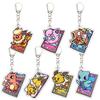 Anime Pokemon Jigglypuff Charmander Jolteon Mew Flareon Acrylic Key Chain Diy Homemade Decorative Bag Pendant Gift 6Cm