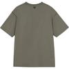 Li-Ning Comfortable Simple Versatile Loose Letter Round Neck Drop Shoulder Short Sleeve T-Shirt Men Tops Tea-Green ATSV201-3