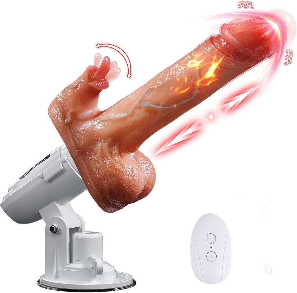 Eksklusiv silikonvibrator for kvinner, kvinnelige masturbatorer med teleskop- og vibrasjonsmoduser, voksen sexleketøy type 1
