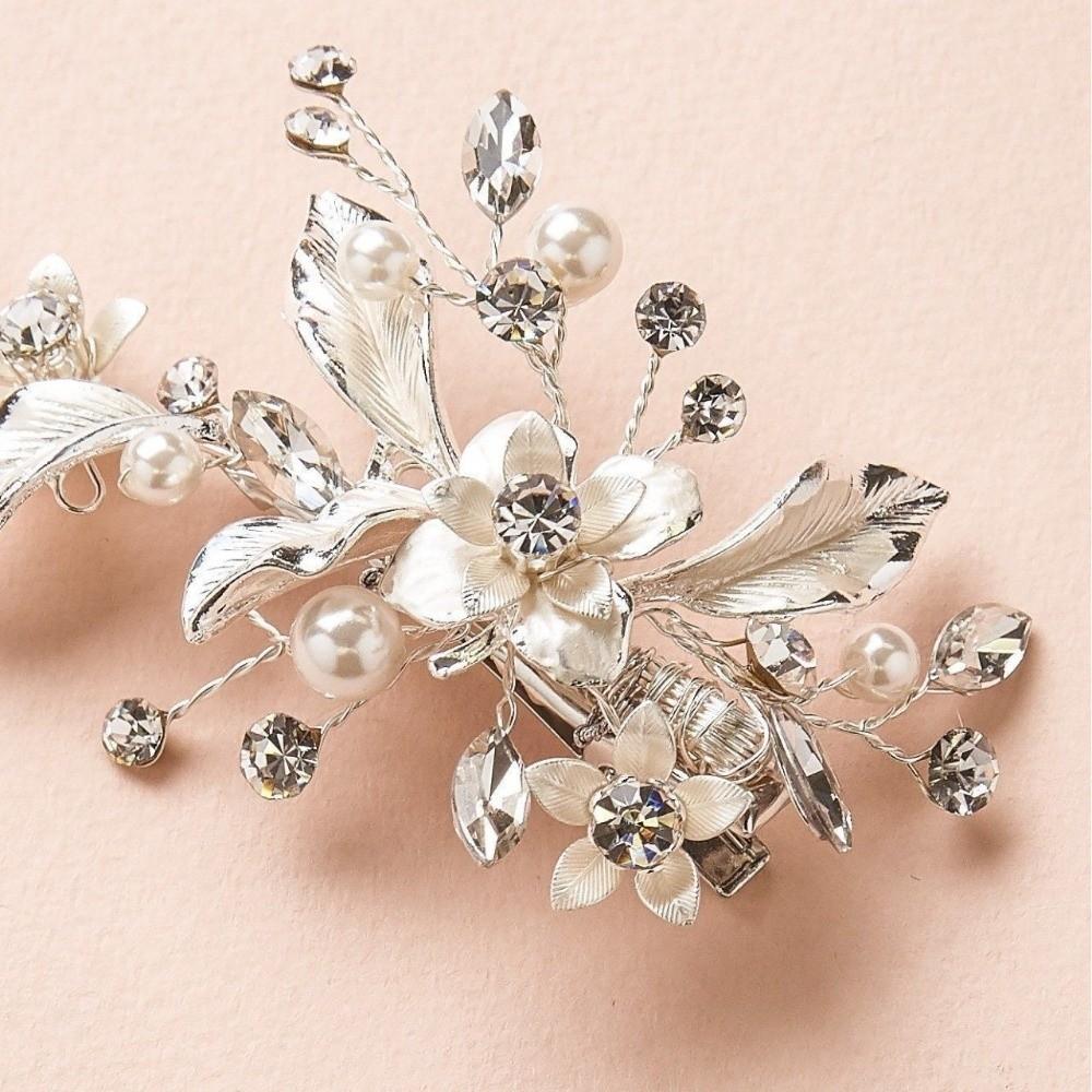 Elegant Bride Headwear Luxury Wedding Hair Accessories Rhinestone Headdress Wedding Ceremonies